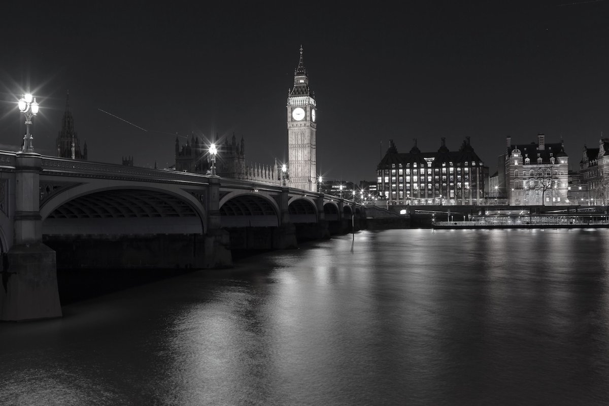 The Palace of Westminster, taken from the South Bank