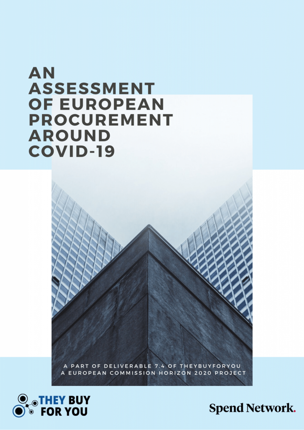 Front cover of our EU Covid-19 procurement report