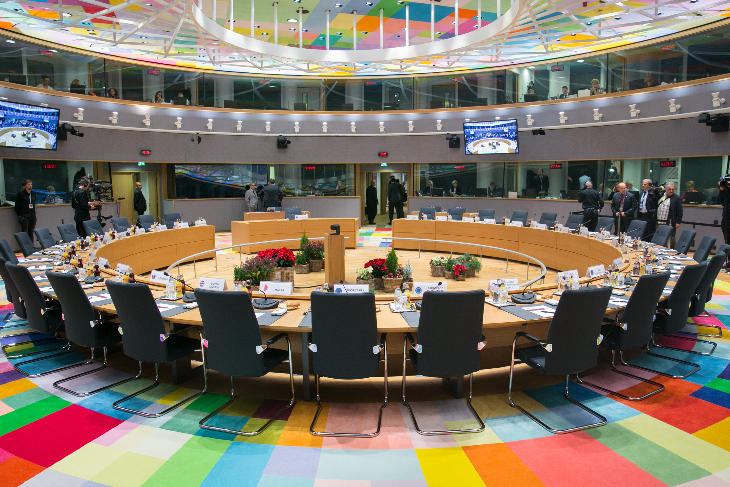 European council circular table